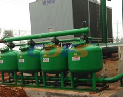 淺層介質(zhì)過濾器安裝現(xiàn)場