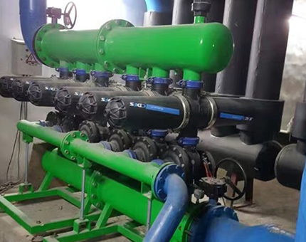 疊片過(guò)濾器安裝現(xiàn)場(chǎng)